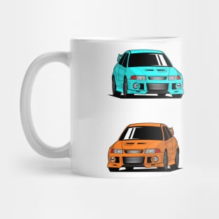 X4 Mitsubishi Lancer Evolution VI Mug